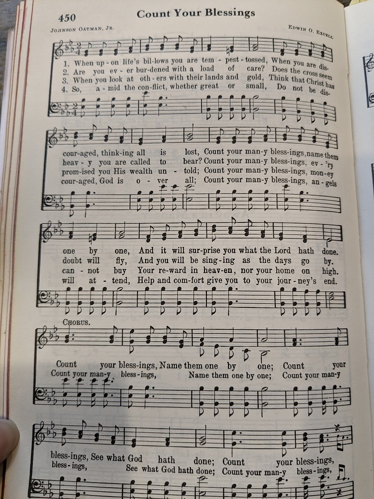 Count Your Blessings